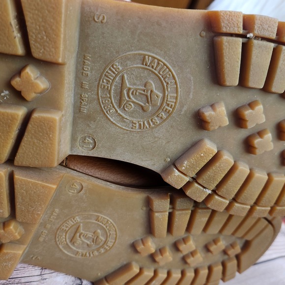 Panama Jack warm lined Bambina leather women's roll down faux fur boots 41/10 - Picture 5 of 13